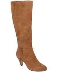 Bella Vita - Corinne Faux Suede Round Toe Mid-Calf Boots Lion671 - Lyst