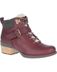 Merrell - Shiloh Ii Lace Leather Waterproof Ankle Boots Jobb1779 - Lyst