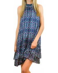 Reset By Jane - Julia Flowy Mini Dress - Lyst