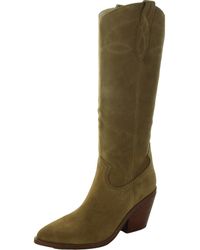 Nine West - Smash Pull On Pointed Toe Knee-High Boots - Lyst