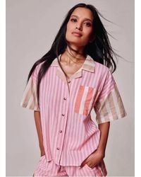 Echo - Cassis Camp Shirt - Lyst