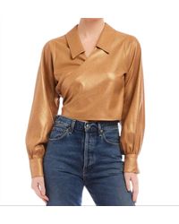 Fifteen Twenty - Sloane Wrap Shirt - Lyst