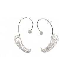 Avenue Chic - Wing Ear Climber Earrings - Lyst