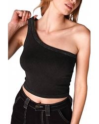 Nikibiki - One Shoulder Crop Top - Lyst