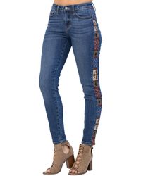 Judy Blue - Western Print Mid-rise Relaxed Fit Jean - Lyst