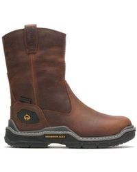 Wolverine - Raider Durashocks Slip On Soft Toe Work Boots - Lyst