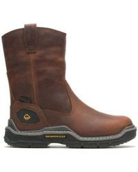 Wolverine - Raider Durashocks Slip On Soft Toe Work Boots - Lyst