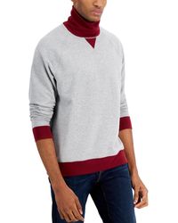 Club Room - Spiralite Colorblock Pullover Sweatshirt - Lyst