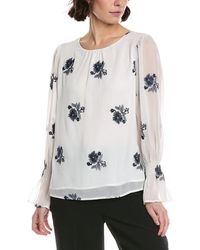 Cece - Smocked Cuff Blouse - Lyst