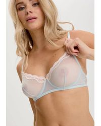 TRUEDAMES - Lightweight Sheer Mesh Bra With Underwire Support And Smooth Fit - Lyst