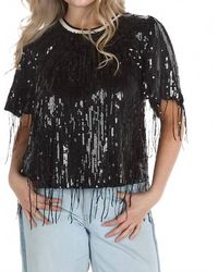 Thml - Fun & Festive Fringe Sequin Tee - Lyst