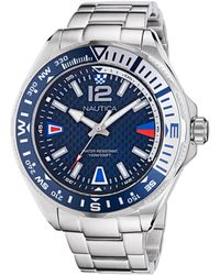 Nautica - Clearwater Beach 3-hand Stainless Steel Watch - Lyst