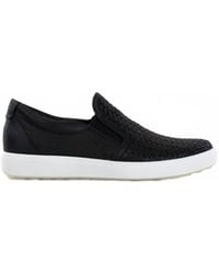 Ecco - Soft 7 Woven Slip On 2.0 Shoe - Lyst
