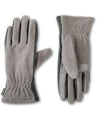 Isotoner - Smartdri Fleece Wrist Gloves - Lyst