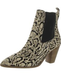 Diba True - Sound Off Leather Pointed Toe Ankle Boots - Lyst