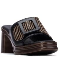 Xti - Refresh Collection Block Heel Slip On Sandals - Lyst