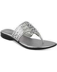 Karen Scott - Soniya Slip On Flip-flops Thong Sandals - Lyst