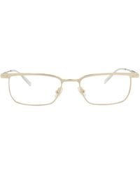 Montblanc - Square-Frame Metal Optical Frames - Lyst