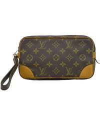 Louis Vuitton - Marly Canvas Clutch Bag (pre-owned) - Lyst