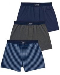 Chaps - Knit Boxer Three Pack Set - Lyst