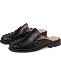 Cole Haan - Lux Pinch Penny Loafers Leather Slip On Mules Htat273 - Lyst