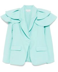 Saiid Kobeisy - Ruffled Tailored Jacket - Lyst