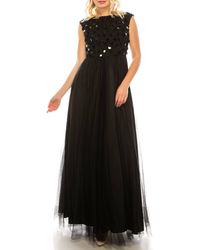 Aidan Mattox - Sleeveless Embellished Evening Dress - Lyst