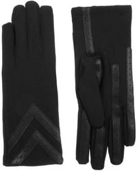 Isotoner - Smartdri Chevron Touchscreen Gloves - Lyst
