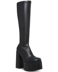 Steve Madden - Cray Stretch Knee-High Boots - Lyst