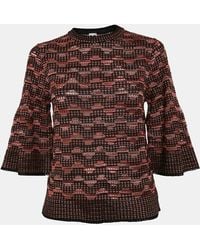 Missoni - Pinhole Pattern Knit Sweater Top - Lyst