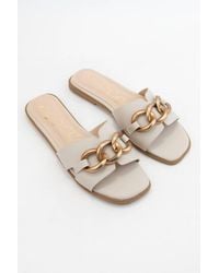 Ccocci - Chain Luxe Flat Sandals - Lyst