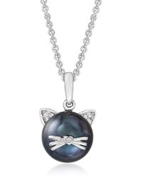 Sterling Silver Cat Necklaces for Women - Up to 69% off | Lyst