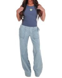 Bailey Rose - Starfish Embroidery Ribbed Tank Top - Lyst