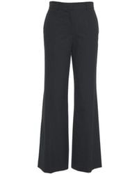 Ottod'Ame - Pinstriped Wide-Leg Palazzo Trousers With High Waist And Tailored Silhouette - Lyst