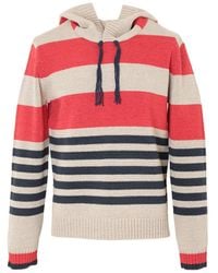 Craig Green - Landscape Stripe Hooded Sweater With Fringe Detail - Lyst