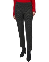 Joseph Ribkoff - Jacquard Abstract Print Pull On Pants - Lyst