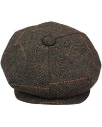 Infinity Leather - Peaky Blinders Herringbone Flat Hat - Lyst