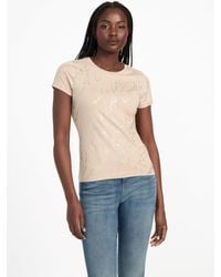 Guess - Franni Crewneck Tee - Lyst
