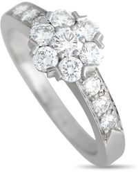 Van Cleef & Arpels - 18k Gold 0.65ct Diamond Fleurette Ring C10-030824 Vc10-030824 - Lyst