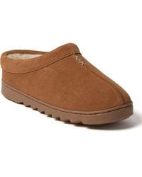 Dearfoams - Doreen Genuine Suede Clog Slipper - Lyst