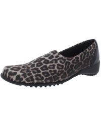 Munro - Traveler Leopard Print Slip On Casual Shoes - Lyst