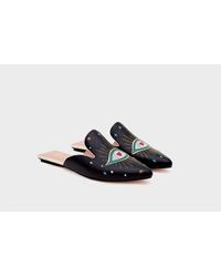 BUTRICH - Shazam Mule Flat Sandal - Lyst