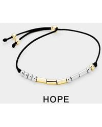 Fashnzfab - Hope Morse Code Cinch Bracelet - Lyst
