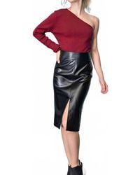 Eesome - One Shoulder Sweater Top - Lyst