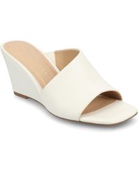 Journee Collection - Clementine Wedge Sandals - Lyst