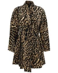 Irie - Animal Print Belted Coat - Lyst