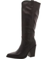 Steve Madden - Baltimore Faux Leather Pointed Toe Knee-High Boots - Lyst