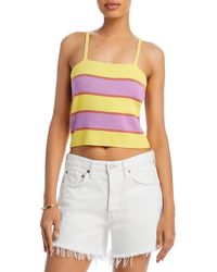 Mother - Striped Tank Pullover Top - Lyst