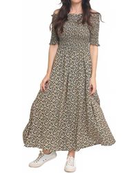 Dress Forum - Rosalyn Floral Midi Dress - Lyst