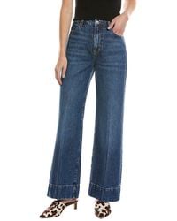 FRAME - Frame Petite The Pixie Slice Flare Headliner Jean - Lyst